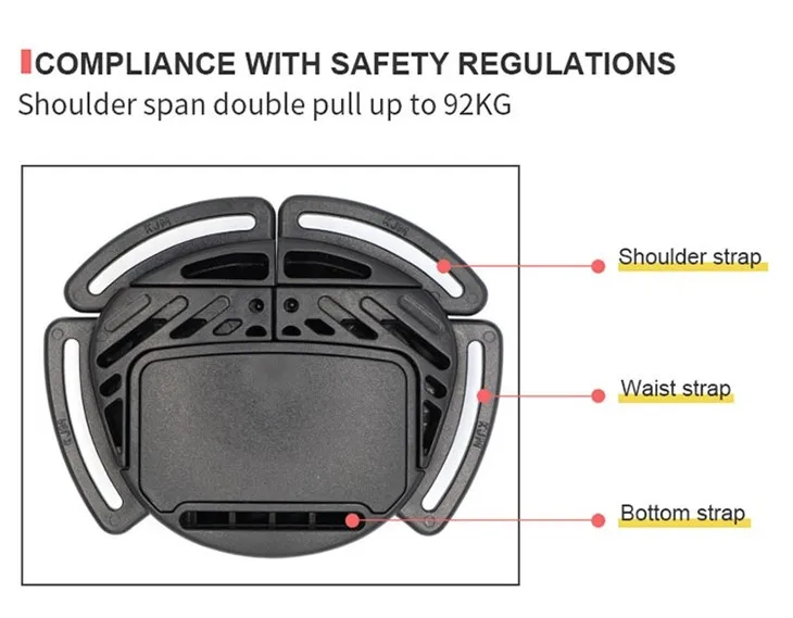 Crab Five-Point Safety Buckle